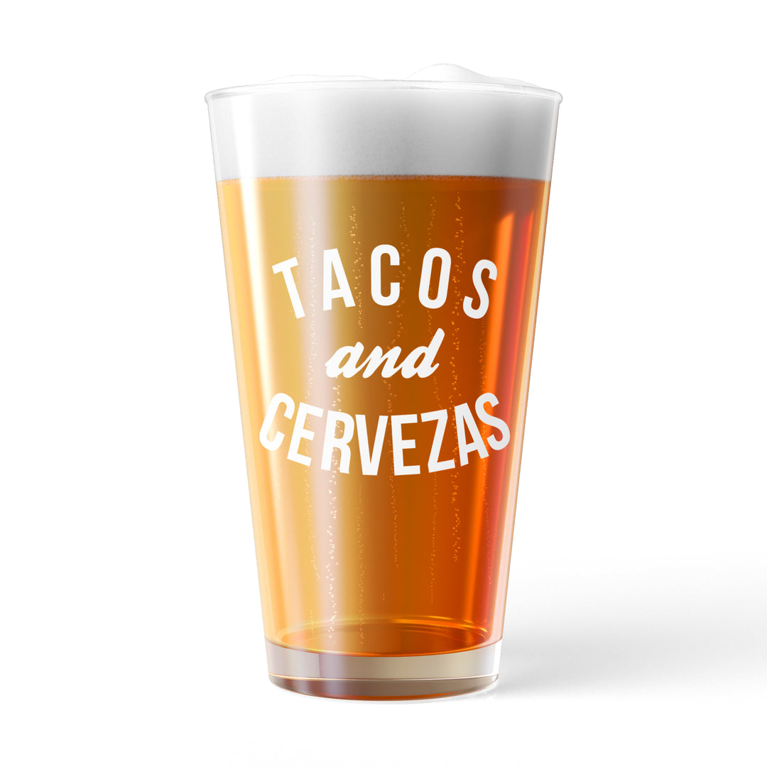 Funny White Tacos And Cervezas Nerdy Food Beer Tee