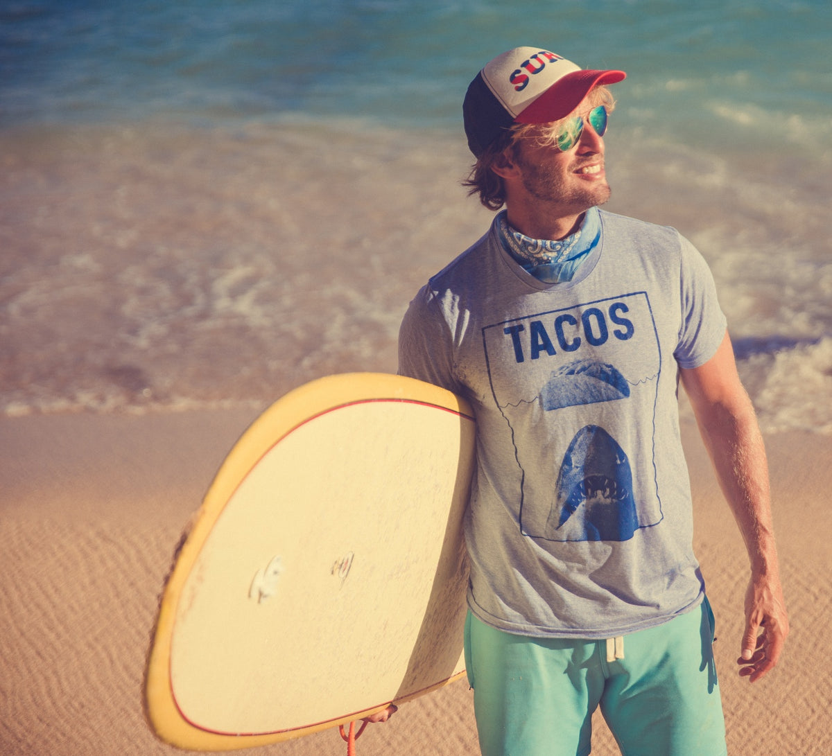 Tacos Shark Men&#39;s T Shirt