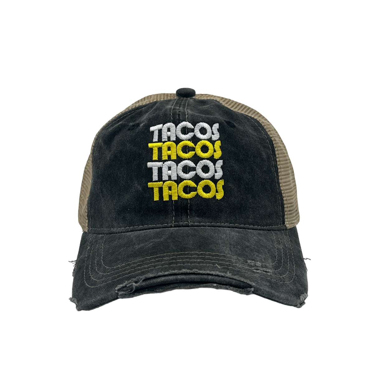 Funny Trucker Black - Tacos Tacos Tacos Tacos Tacos Tacos Nerdy Food Tee