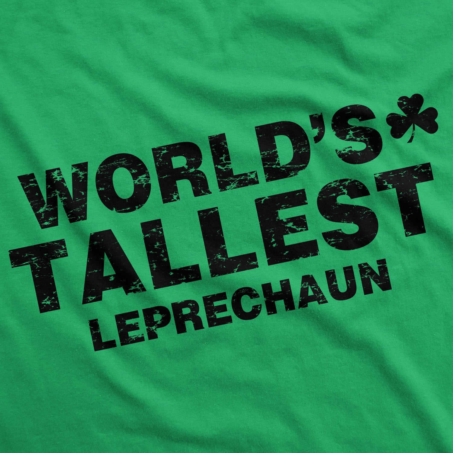 Funny Green World's Tallest Leprechaun Hoodie Nerdy Saint Patrick's Day Tee