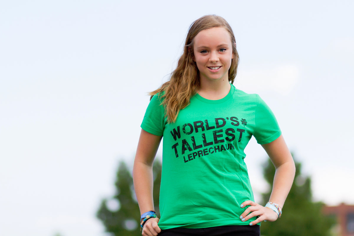 World&#39;s Tallest Leprechaun Women&#39;s Tshirt