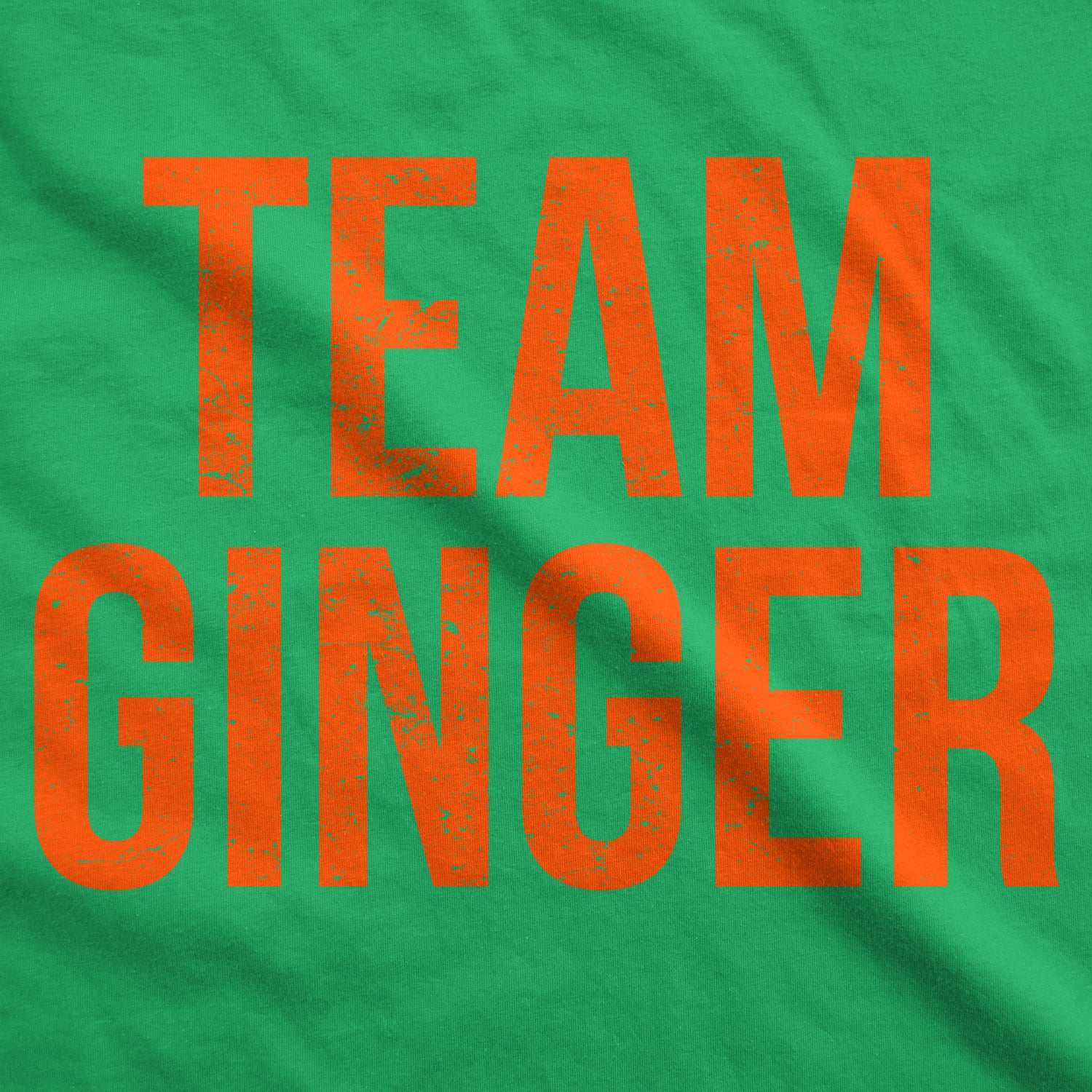 Funny Heather Green - Team Ginger Team Ginger Mens T Shirt Nerdy Saint Patrick's Day Tee
