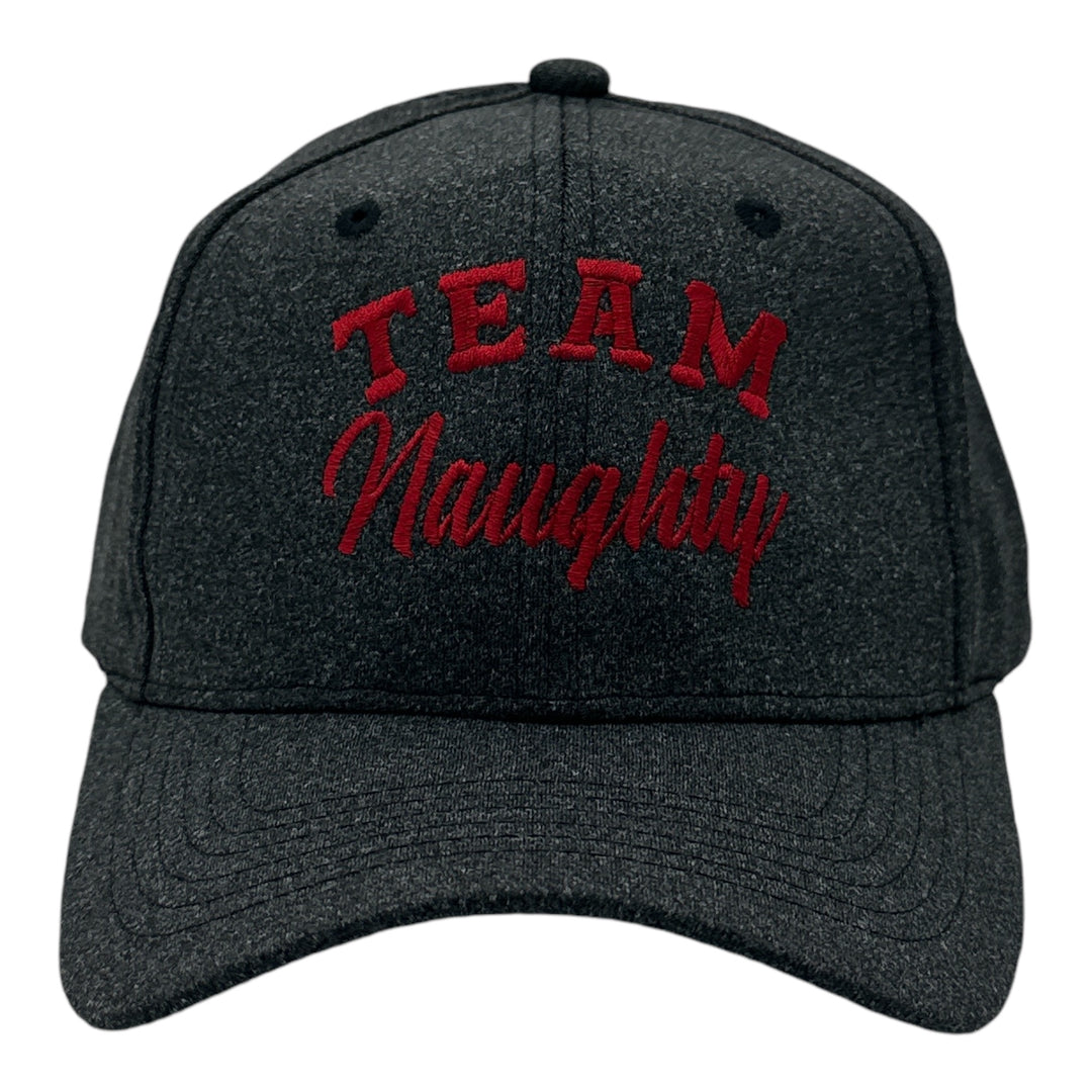 Funny Black - Team Naughty Team Naughty Nerdy Christmas Sex Tee