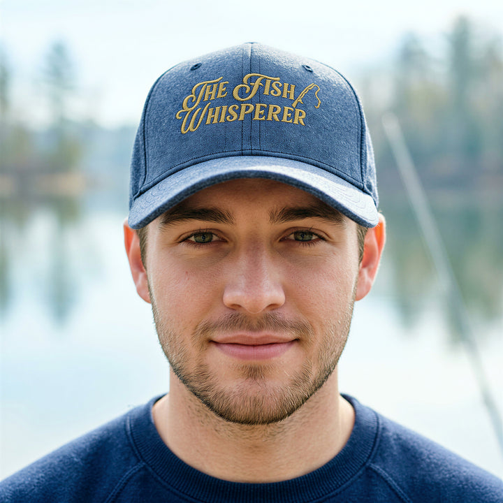 The Fish Whisperer Hat Funny Sarcastic Fishing Novelty Cap