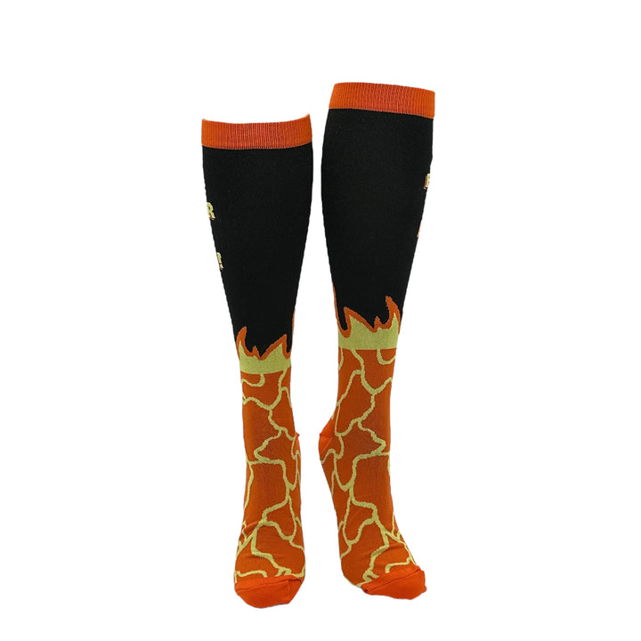 The Floor Is Lava Compression Socks