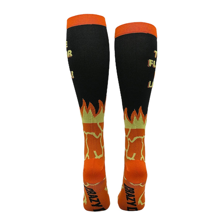 The Floor Is Lava Compression Socks