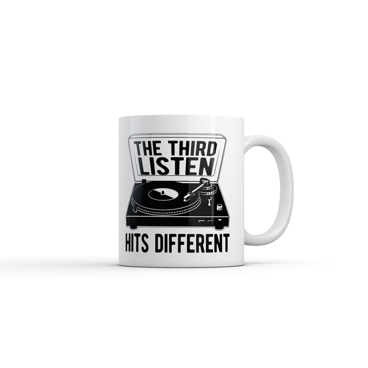 Funny White The Third Listen Hits Different Coffee Mug Nerdy music Tee