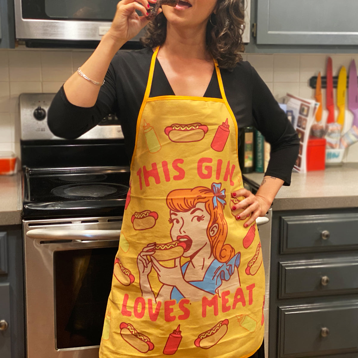 This Girl Loves Meat Apron