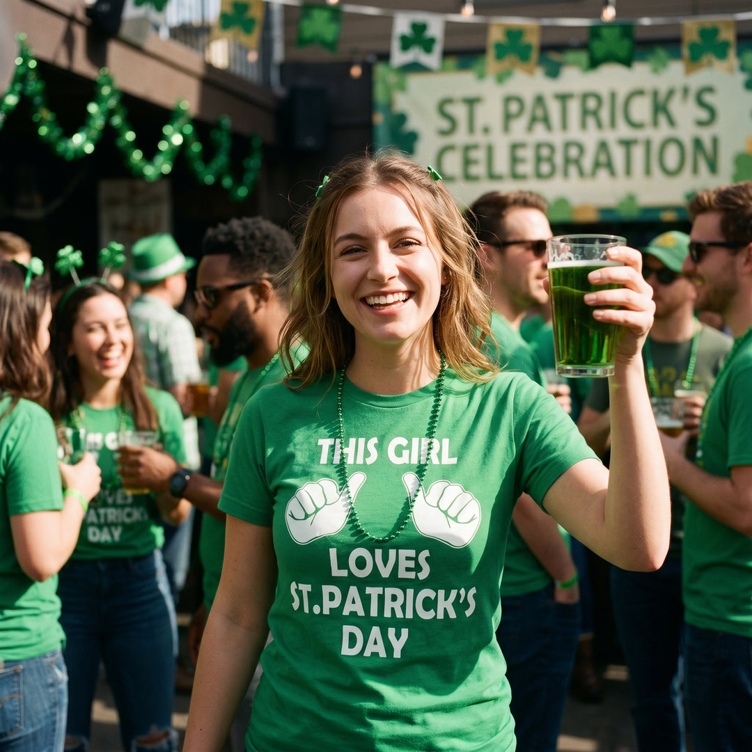 This Girl Loves St. Patrick's Day Women's T Shirt