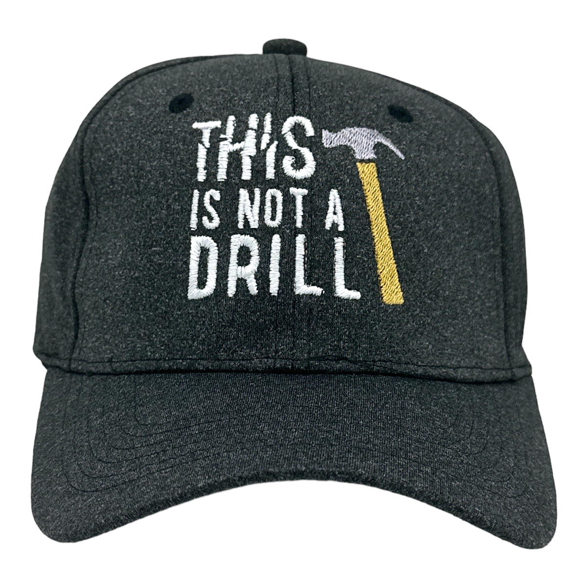 Funny Black - DRILL This Is Not A Drill Nerdy Sarcastic Tee