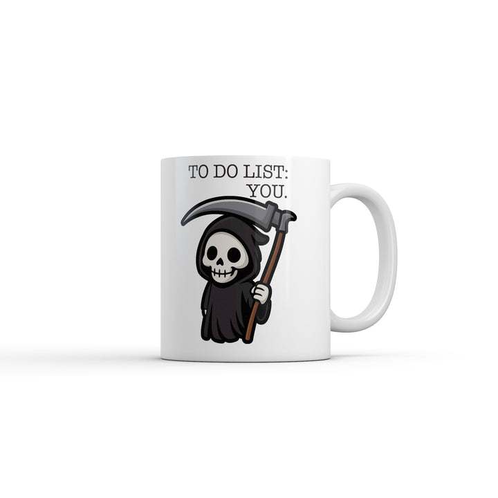 Funny White To Do List You Coffee Mug Nerdy Tee