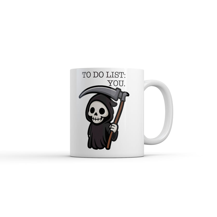 Funny White To Do List You Coffee Mug Nerdy Tee