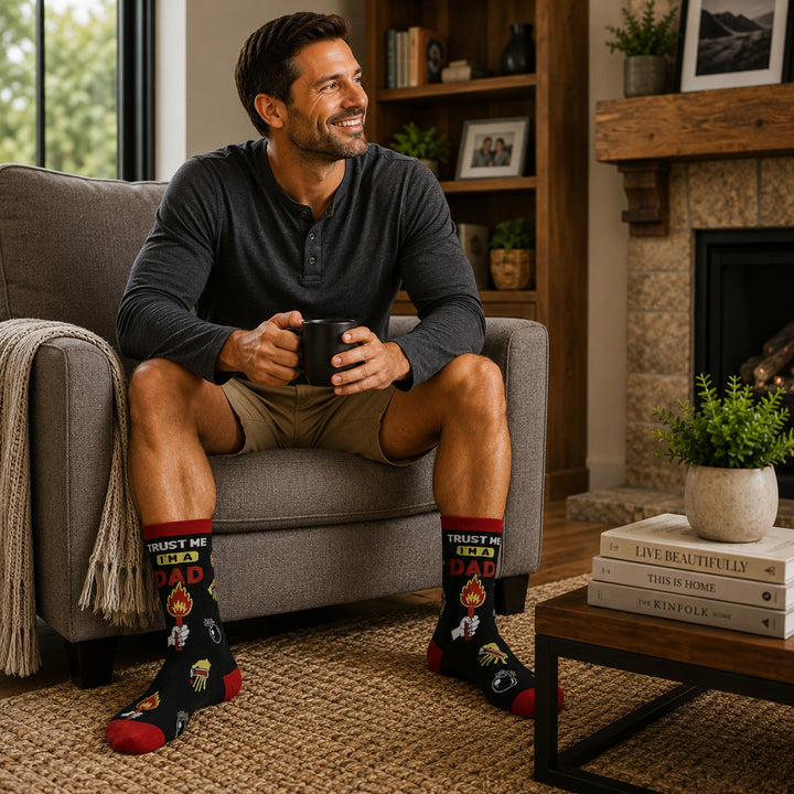 Trust Me Im A Dad Socks