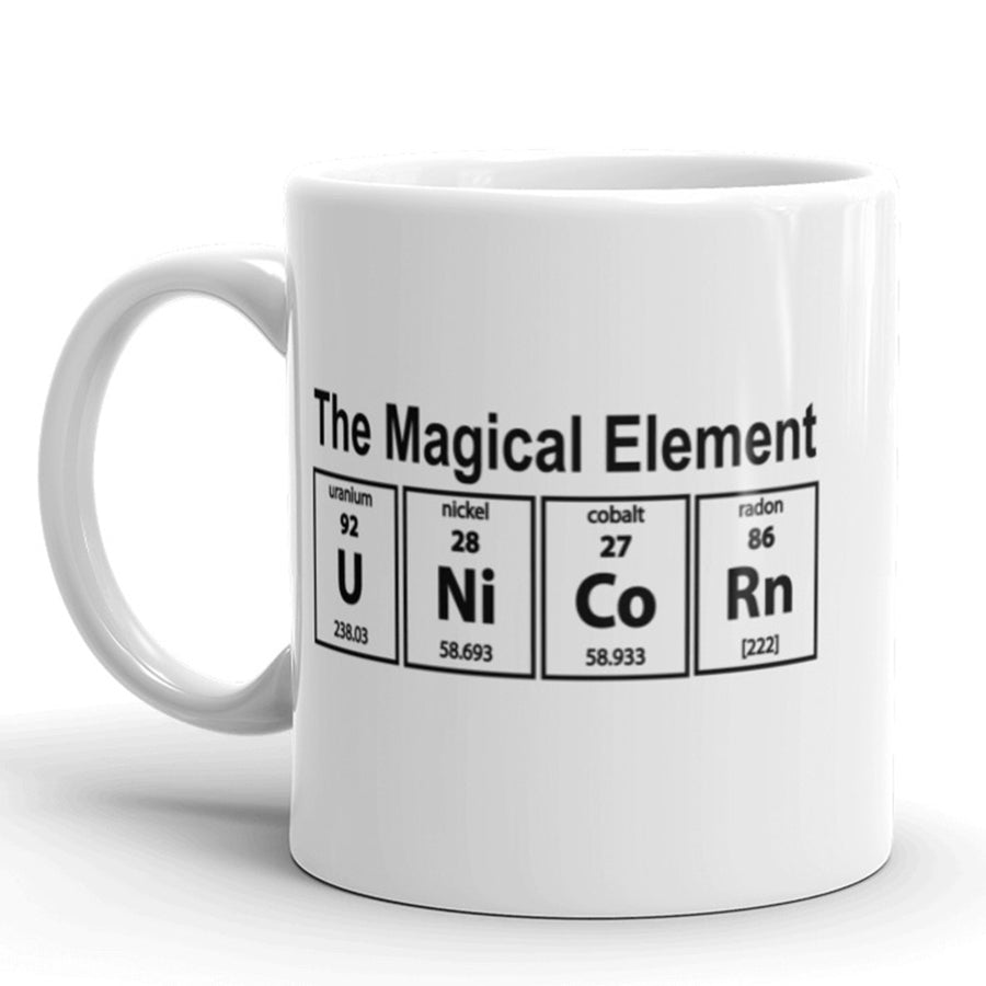 Funny White The Magical Element Coffee Mug Nerdy Tee