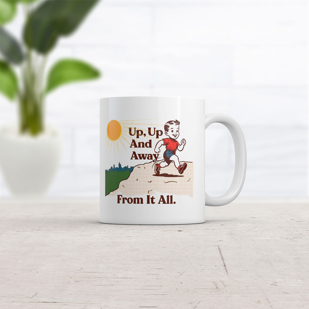 Up Up And Away From It All Mug