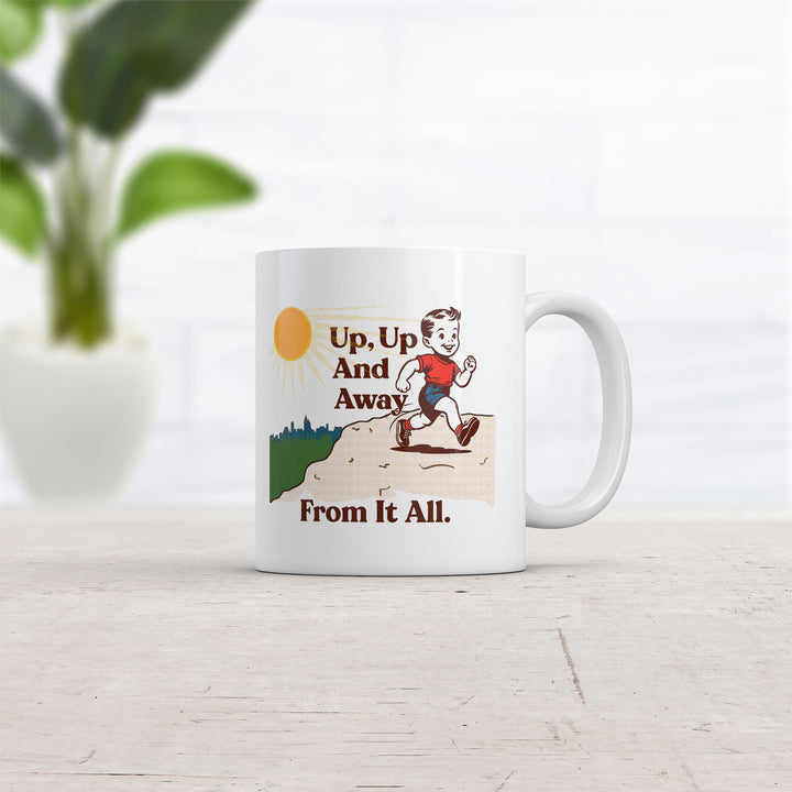 Up Up And Away From It All Mug