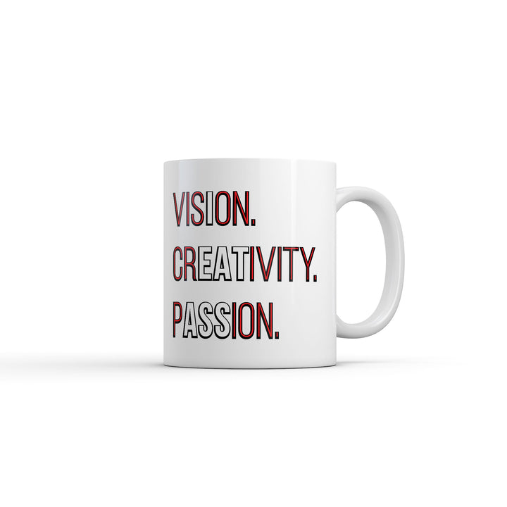 Funny White Vision Creativity Passion Coffee Mug Nerdy sex offensive Tee