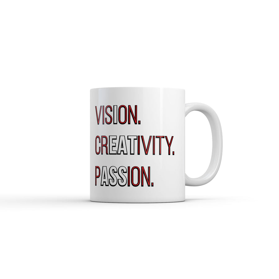 Funny White Vision Creativity Passion Coffee Mug Nerdy sex offensive Tee