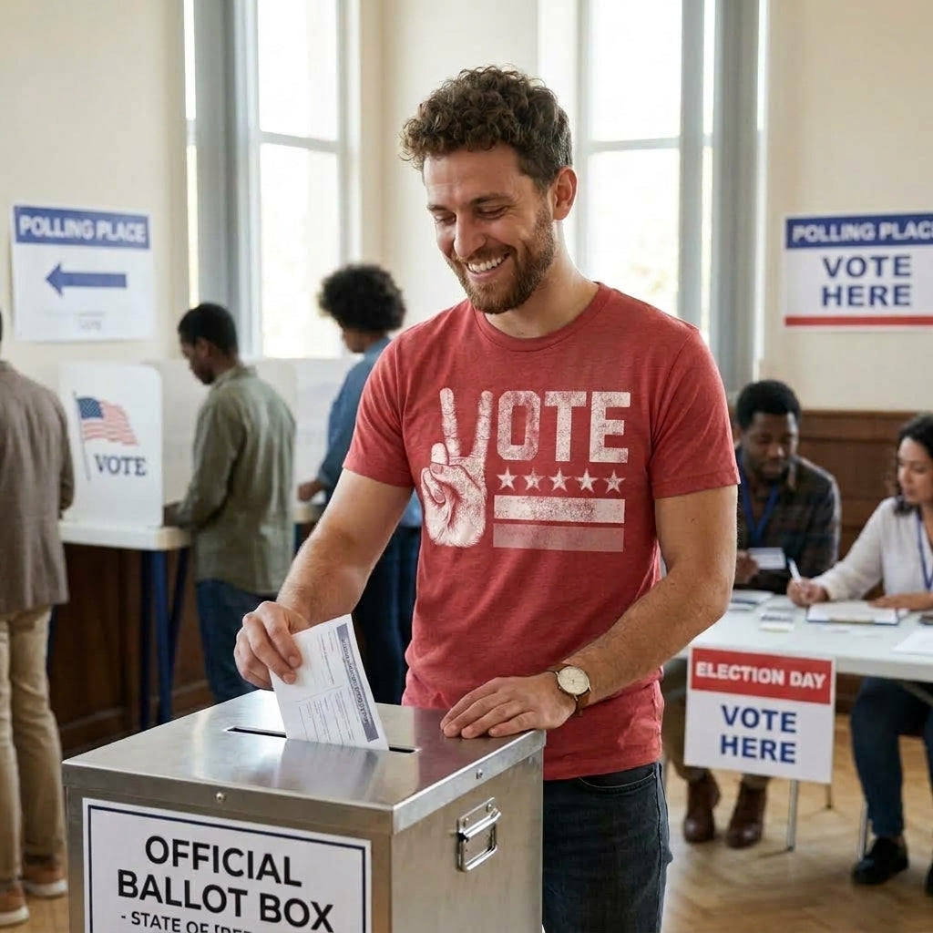 Vote Peace Hand Men's T Shirt