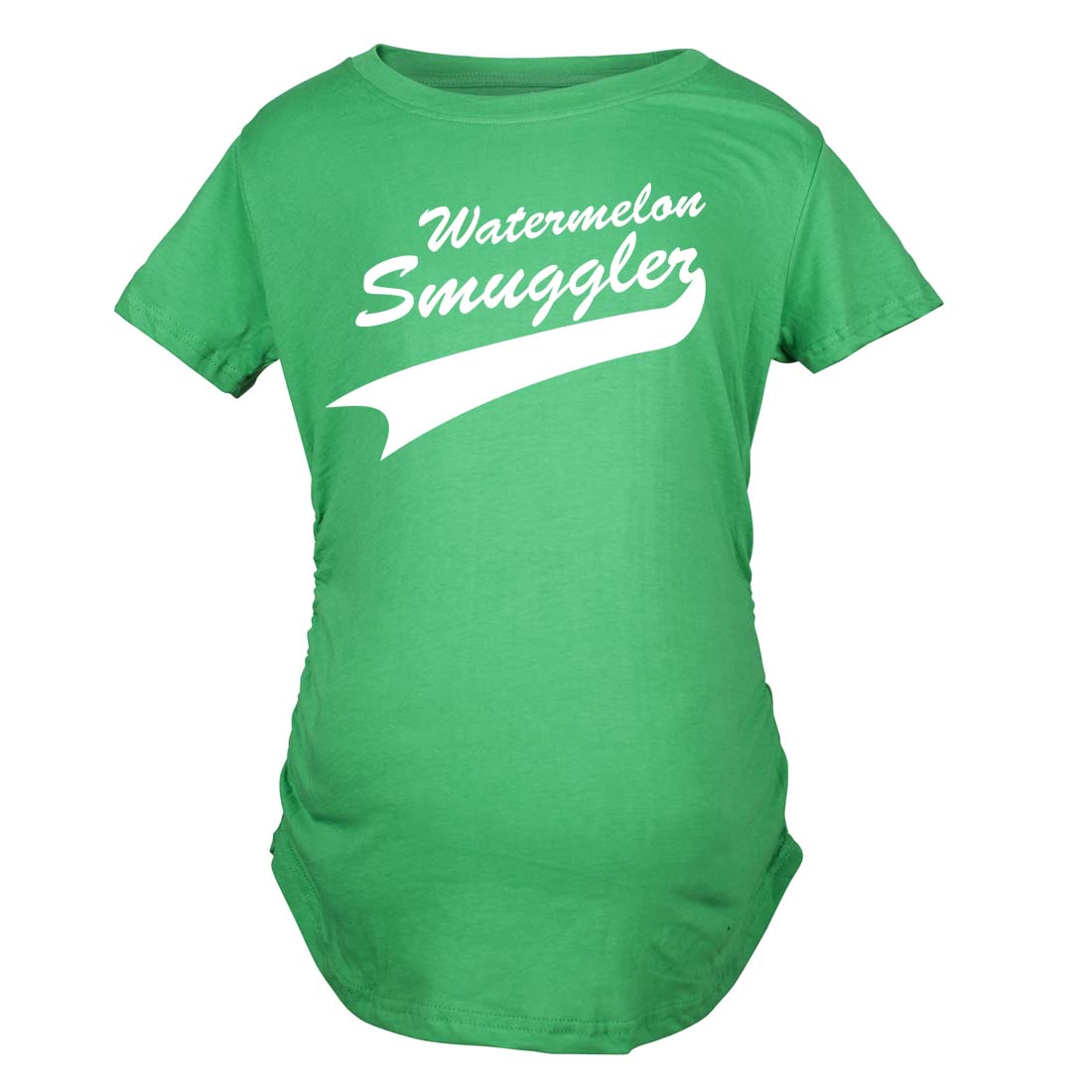 Funny Watermelon Smuggler Maternity T Shirt Nerdy food Tee