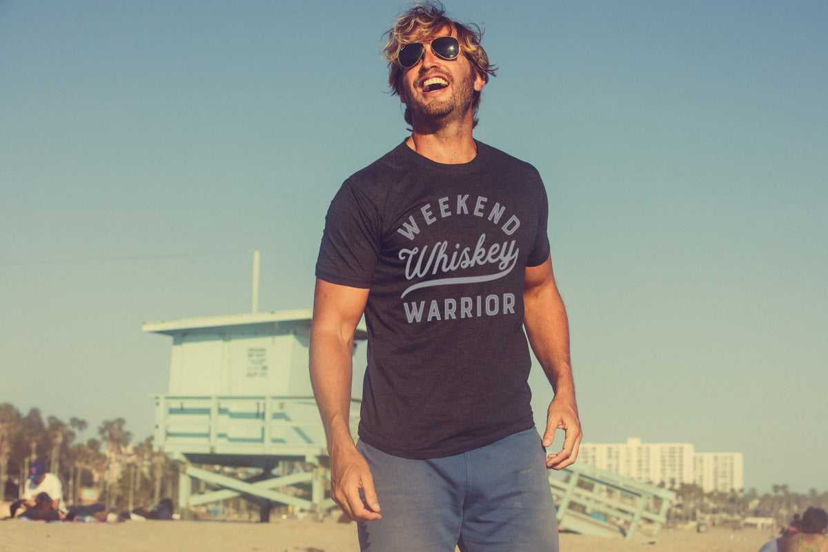 Weekend Warrior Whiskey Men&#39;s Tshirt