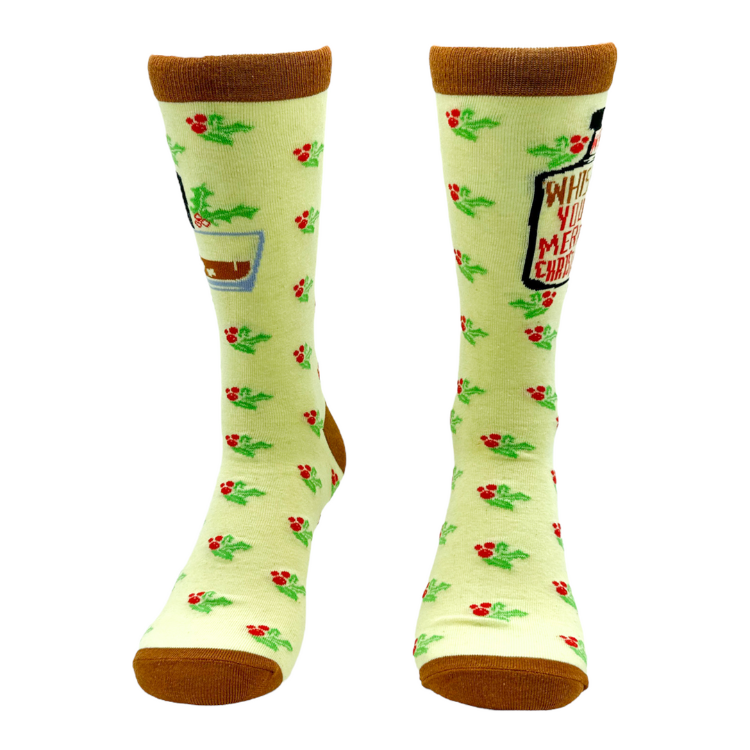Men's We Whiskey You A Merry Christmas Socks