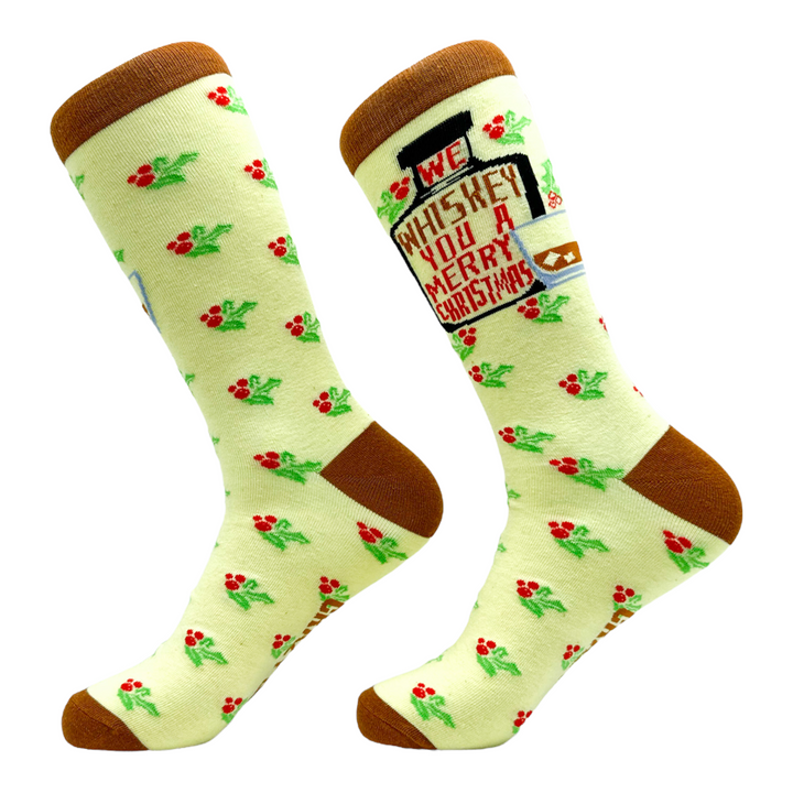 Men's We Whiskey You A Merry Christmas Socks
