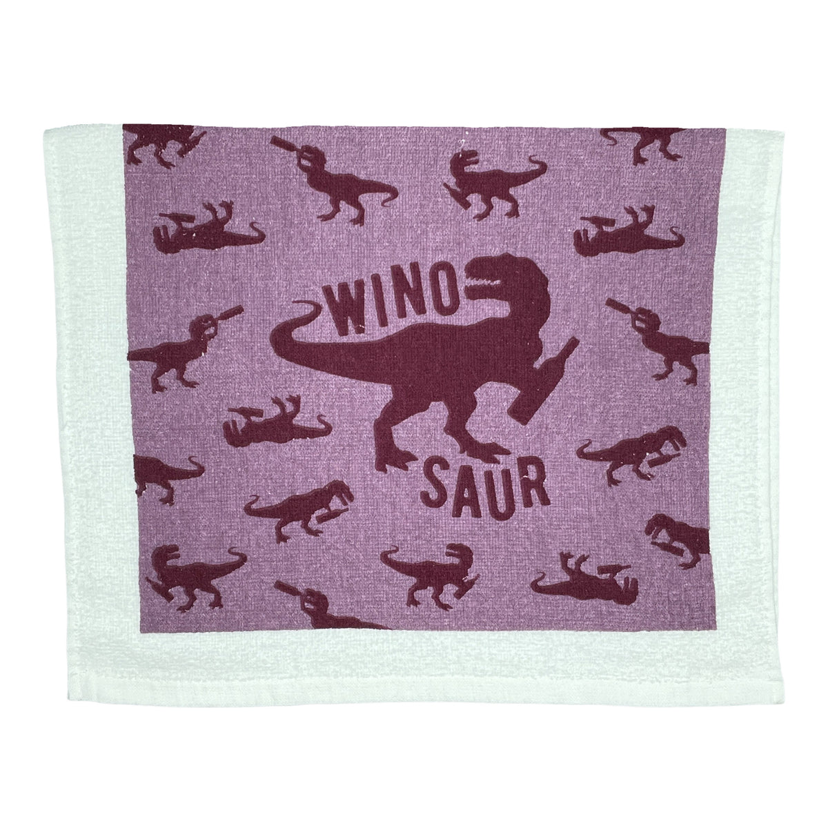 Funny Winosaur Winosaur Tea Towel Nerdy Wine Animal Tee