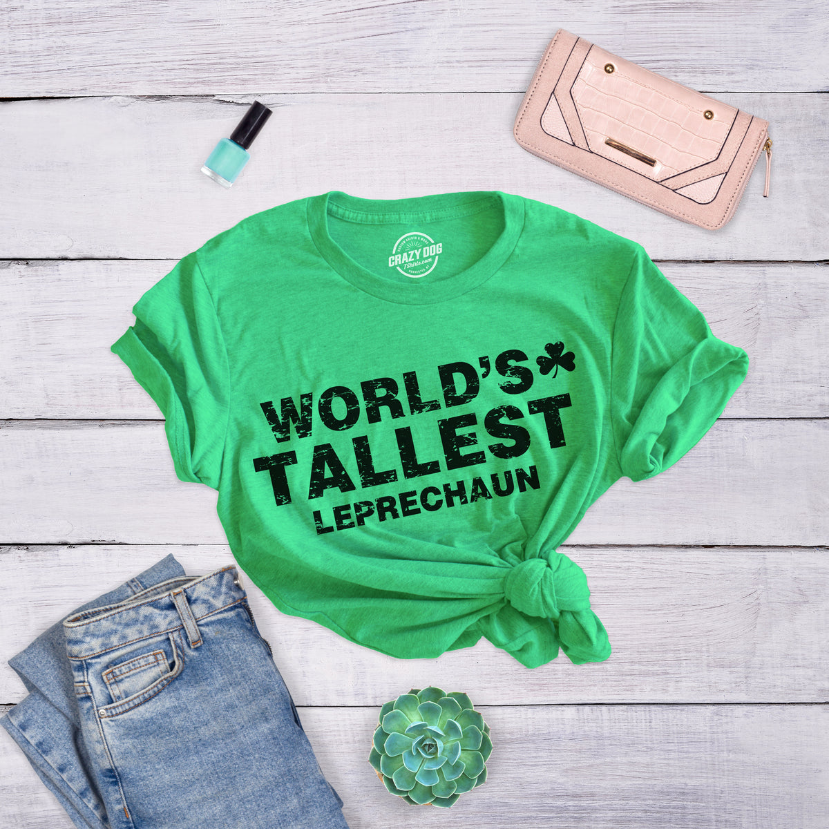 World&#39;s Tallest Leprechaun Women&#39;s Tshirt