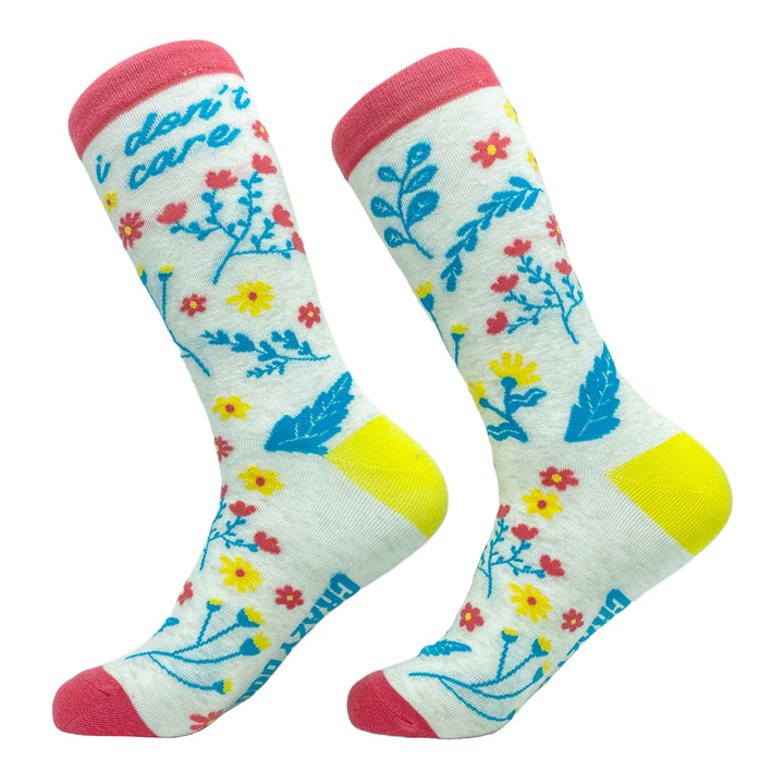 Women's I Don't Care Socks