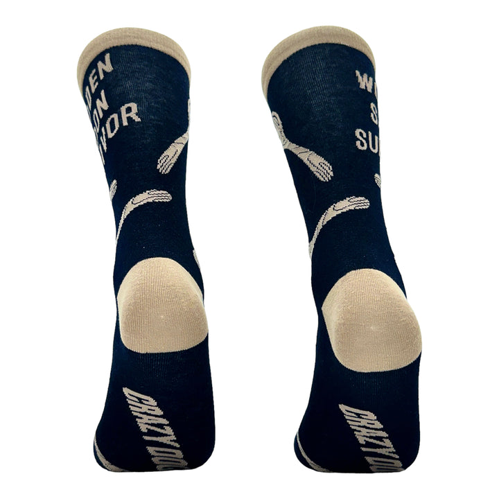 Men's Wooden Spoon Survivor Socks
