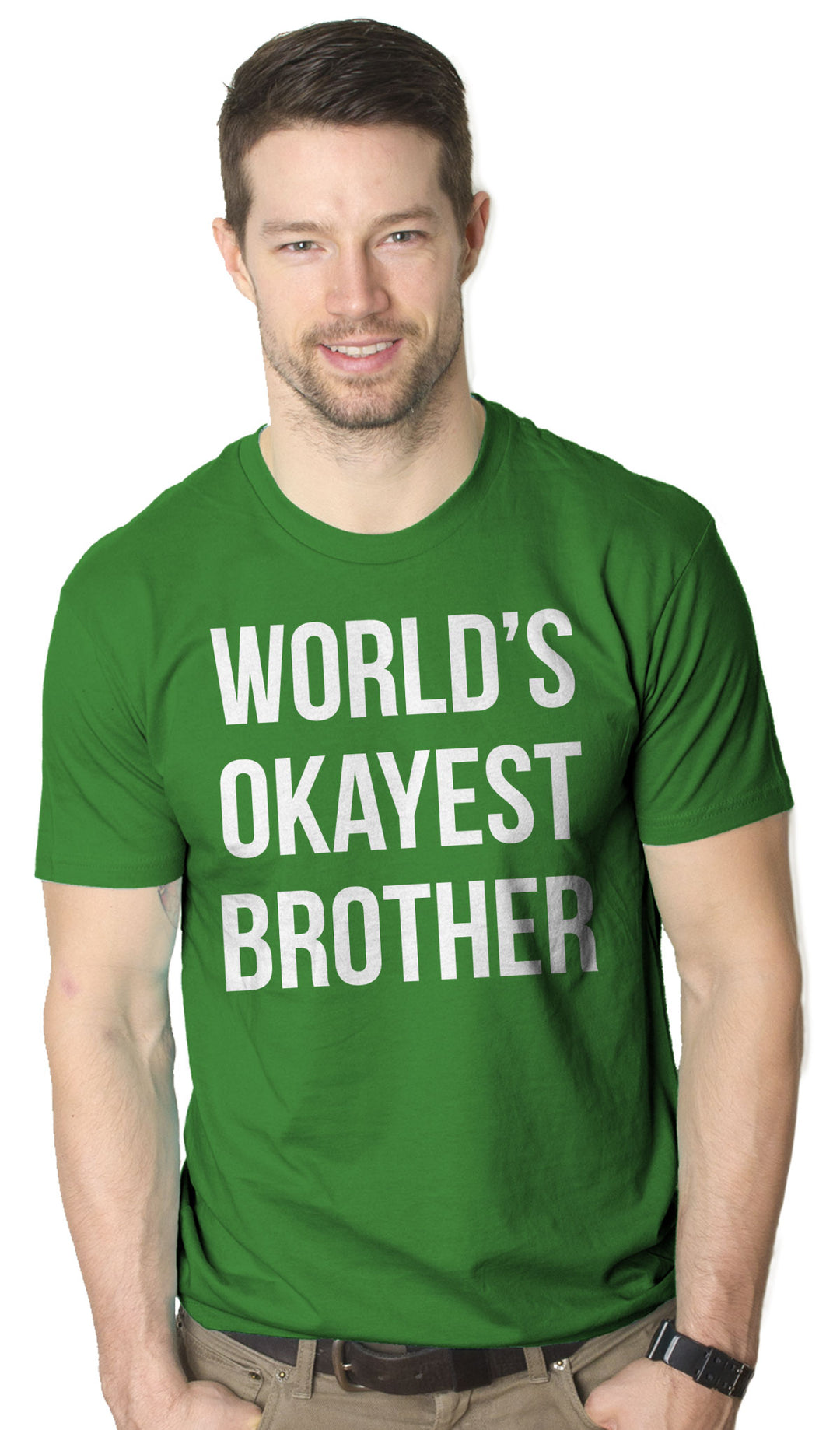 World's Okayest Brother Men's T Shirt