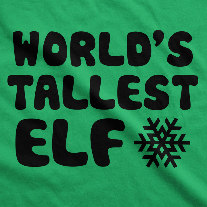 World's Tallest Elf Men's T Shirt