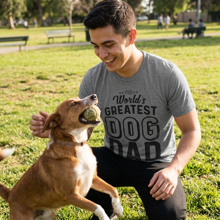 World's Greatest Dog Dad Men's T Shirt