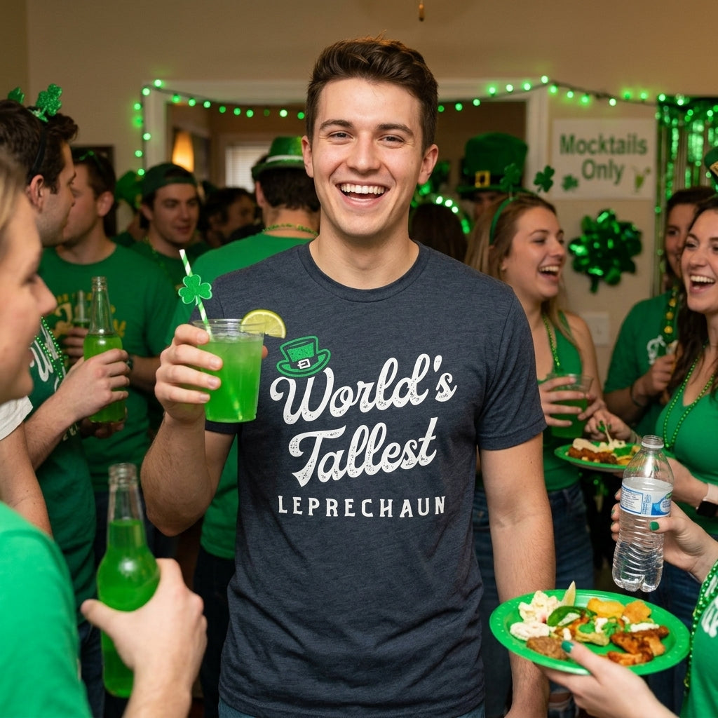 World's Tallest Leprechaun Men's T Shirt
