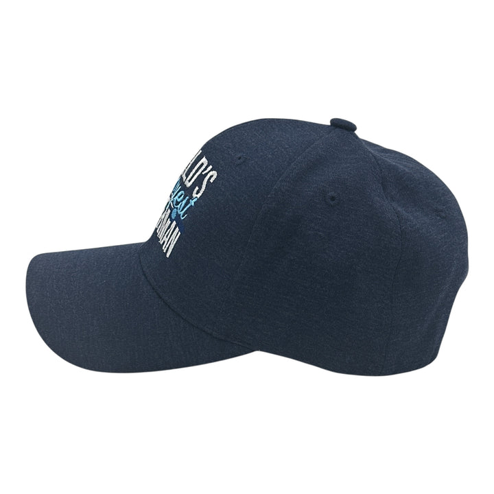 Worlds Okayest Fisherman Hat Funny Sarcastic Fishing Novelty Cap