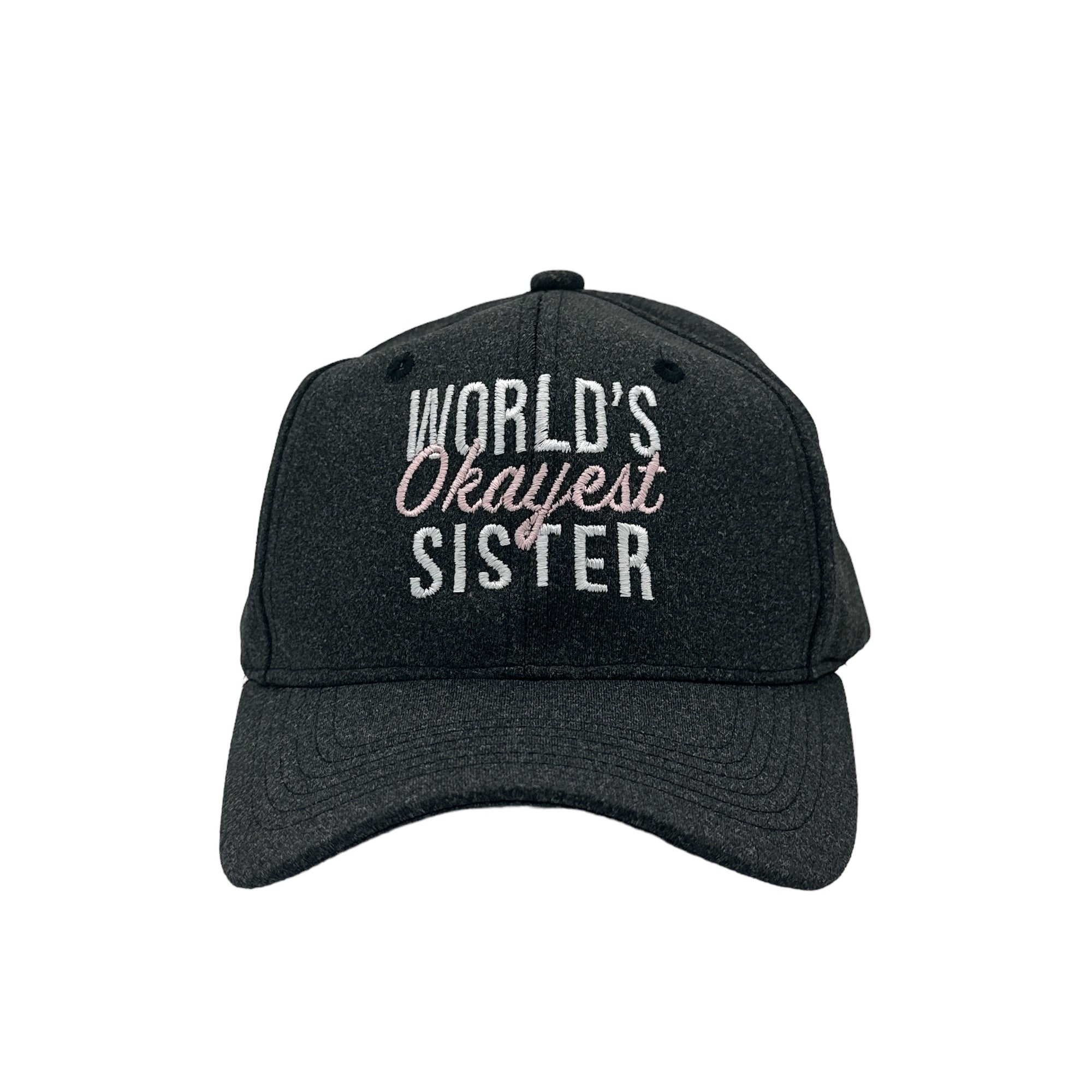 Funny Worlds Okayest Sister Nerdy sarcastic Tee