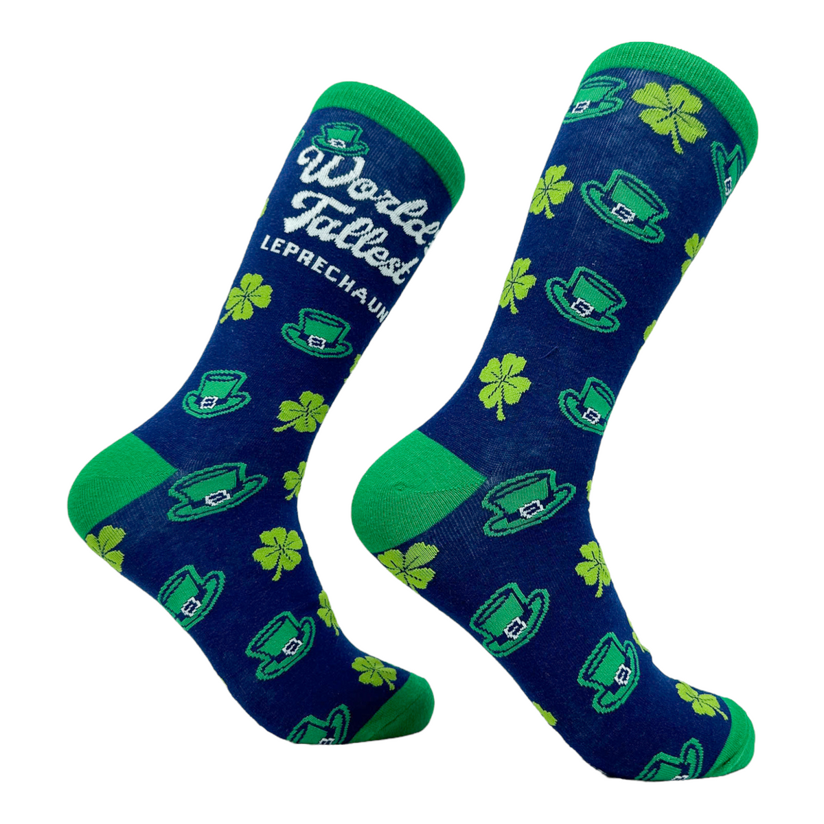 Funny Tallest Leprechaun Sock Nerdy Saint Patrick&#39;s Day Sarcastic Tee
