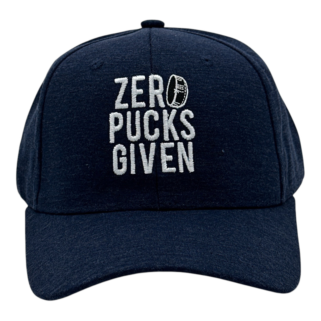 Funny Navy - Zero Pucks Zero Pucks Given Nerdy Hockey sarcastic Tee