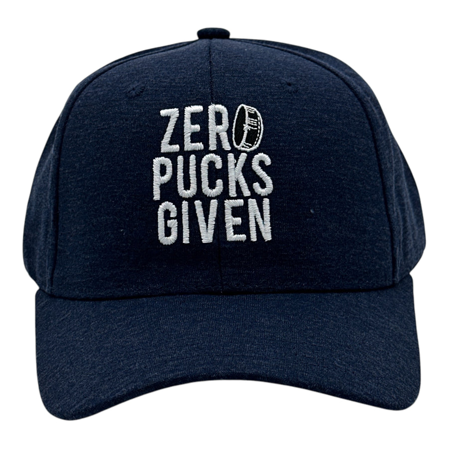 Funny Navy - Zero Pucks Zero Pucks Given Nerdy Hockey sarcastic Tee