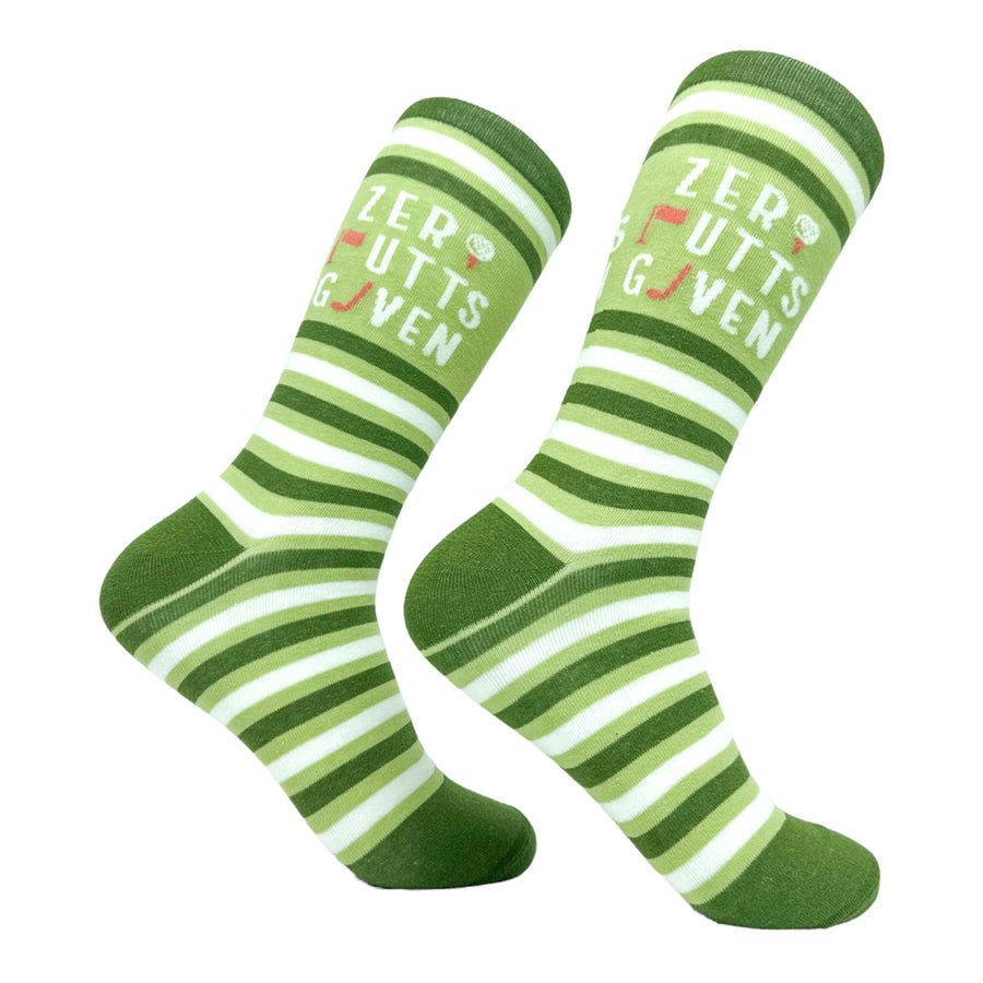 Funny Zero Putts Given Men's Zero Putts Given Sock Nerdy Golf Sarcastic Tee