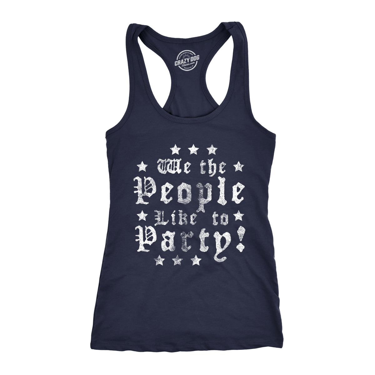 Funny Navy Womens Tank Top Nerdy Fourth of July Drinking Tee