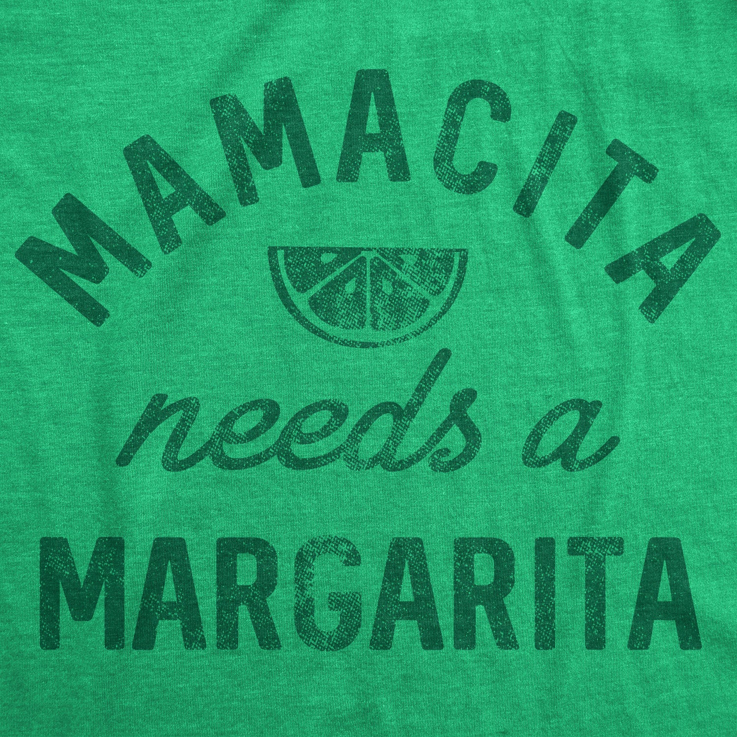 Funny Green Mamacita Needs A Margarita Womens Tank Top Nerdy Cinco De Mayo Drinking Tee
