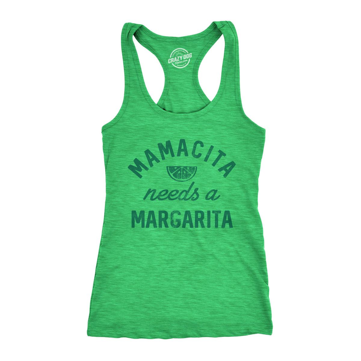 Funny Green Mamacita Needs A Margarita Womens Tank Top Nerdy Cinco De Mayo Drinking Tee