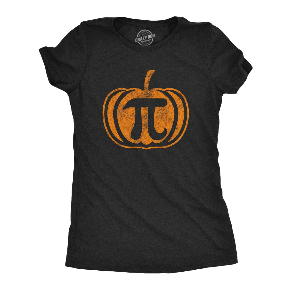 Pumpkin Pi Women&#39;s Tshirt  -  Crazy Dog T-Shirts
