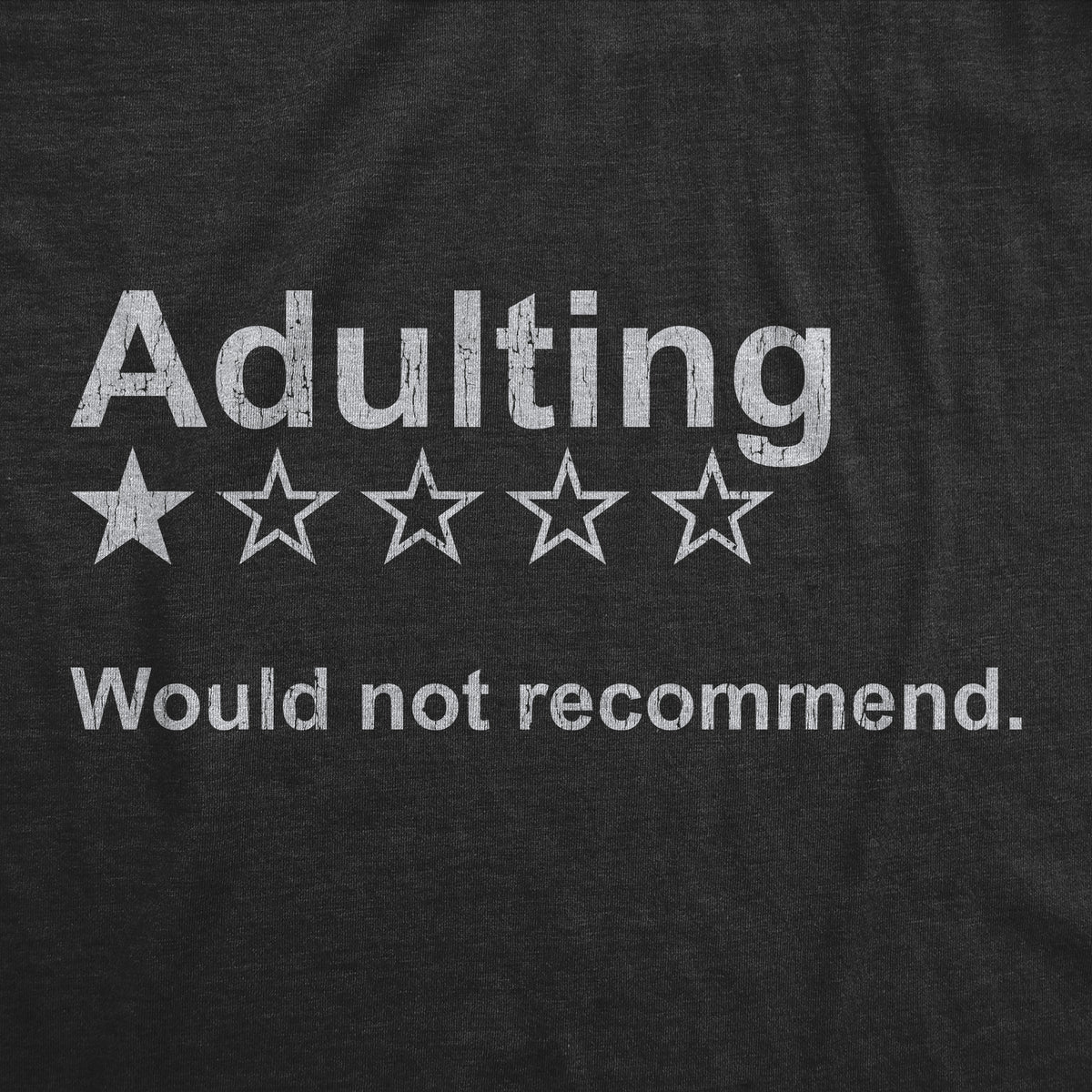 Adulting Would Not Recommend Women&#39;s T Shirt