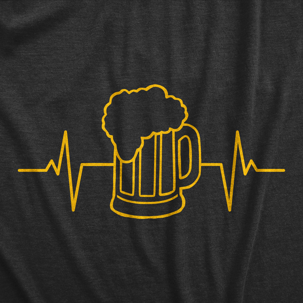 Beer Heart Beat Men&#39;s T Shirt