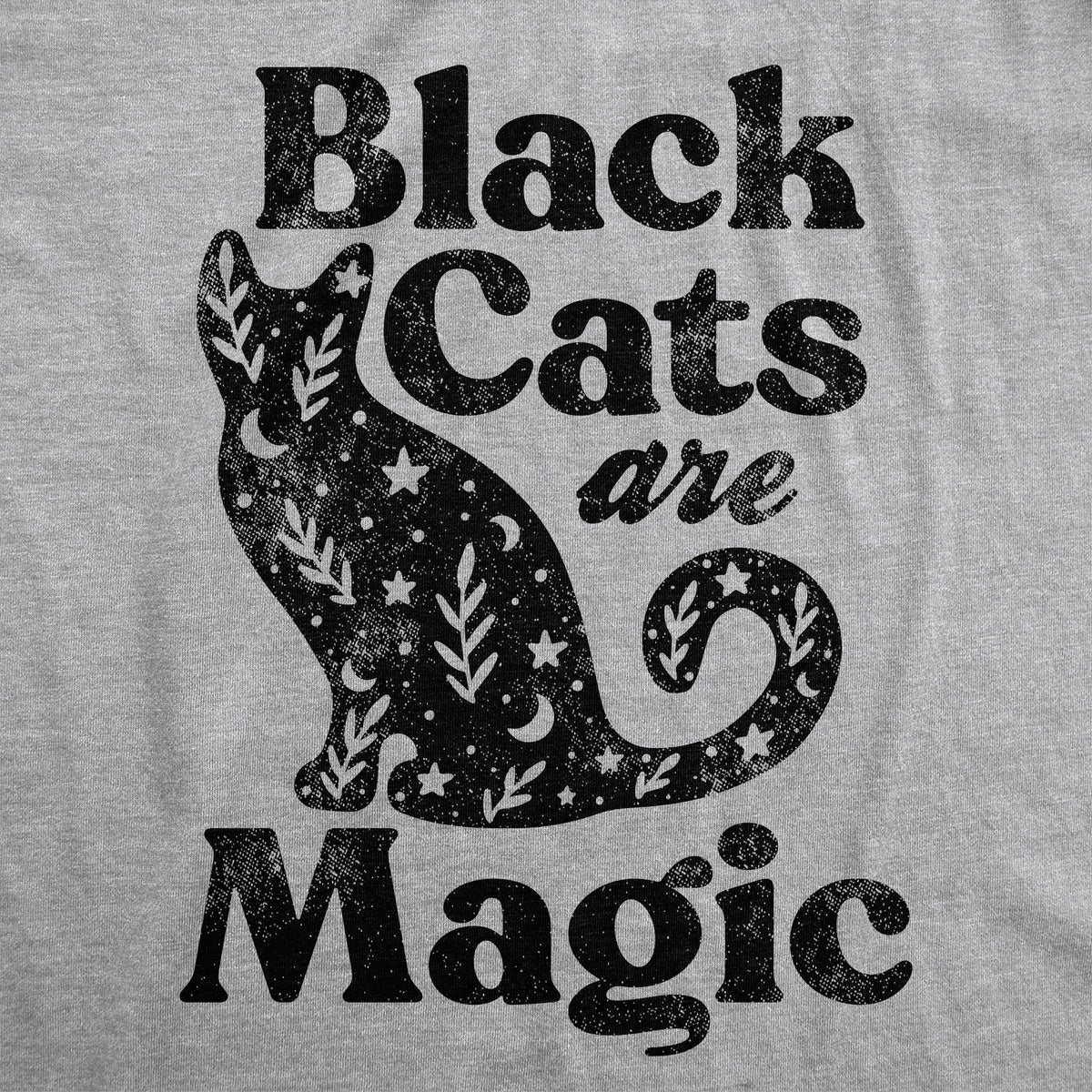 Black Cats Are Magic Women&#39;s T Shirt