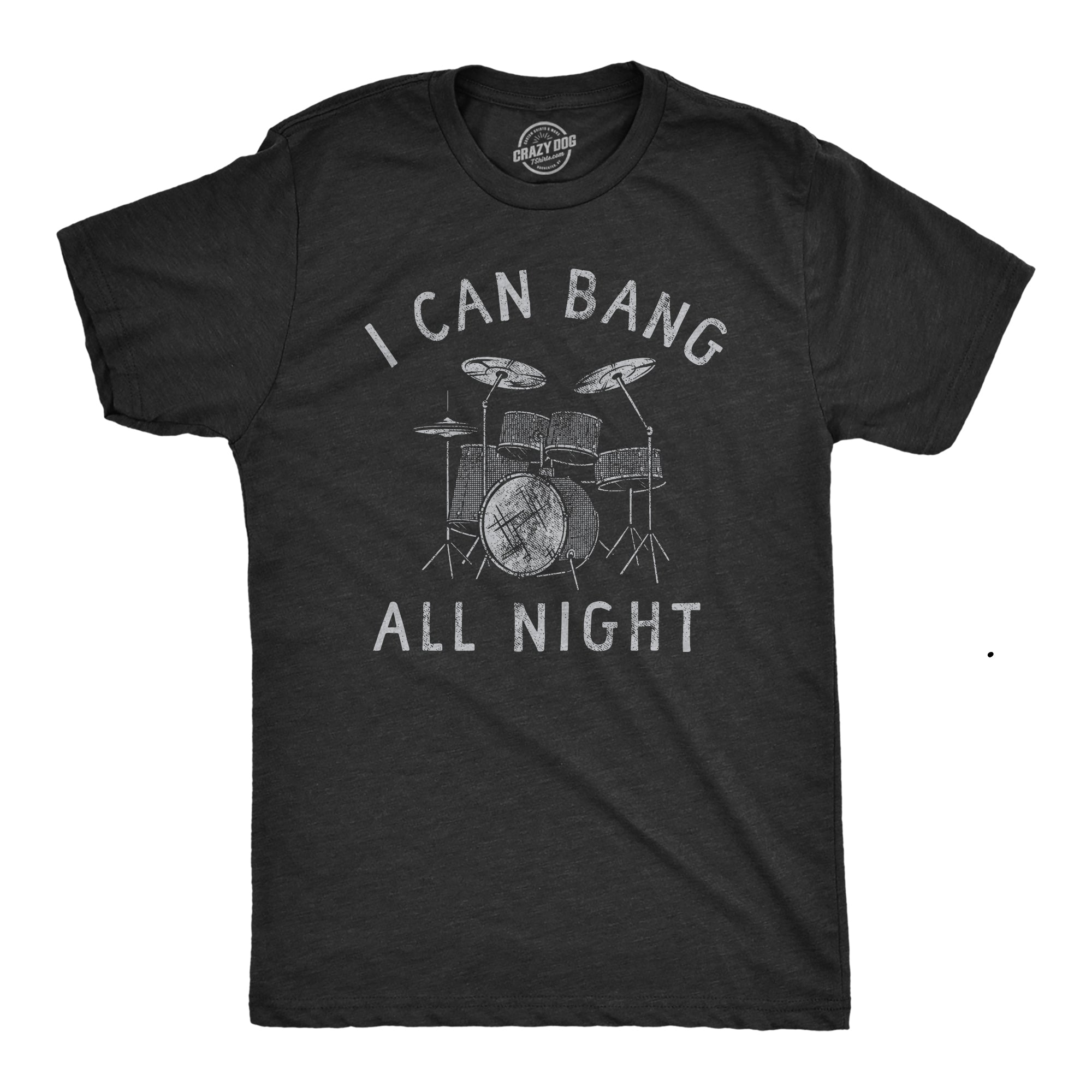 Funny Heather Black - BANG Bang All Night Long Mens T Shirt Nerdy Sex Music Tee