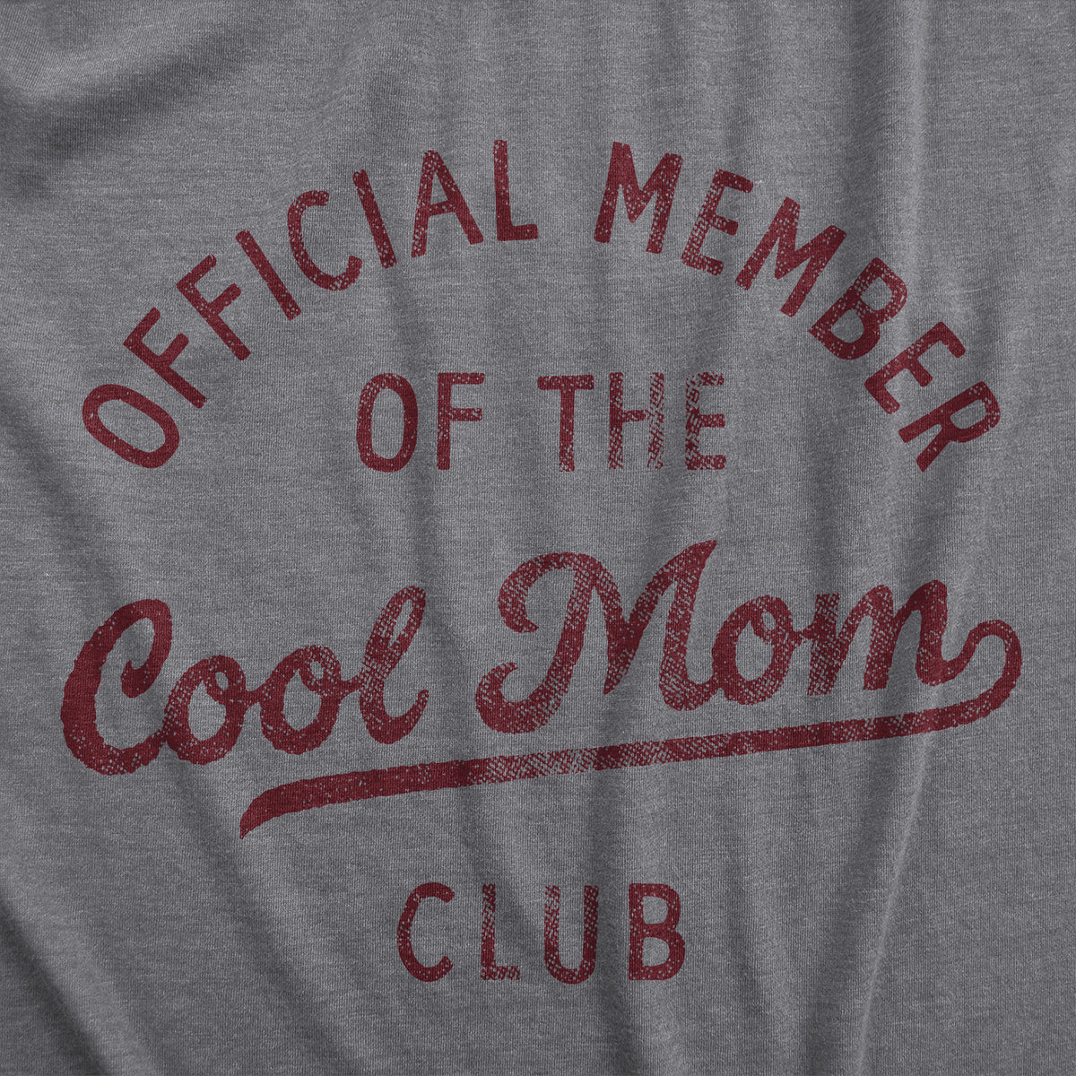 Official Member Of The Cool Mom Club Women&#39;s T Shirt